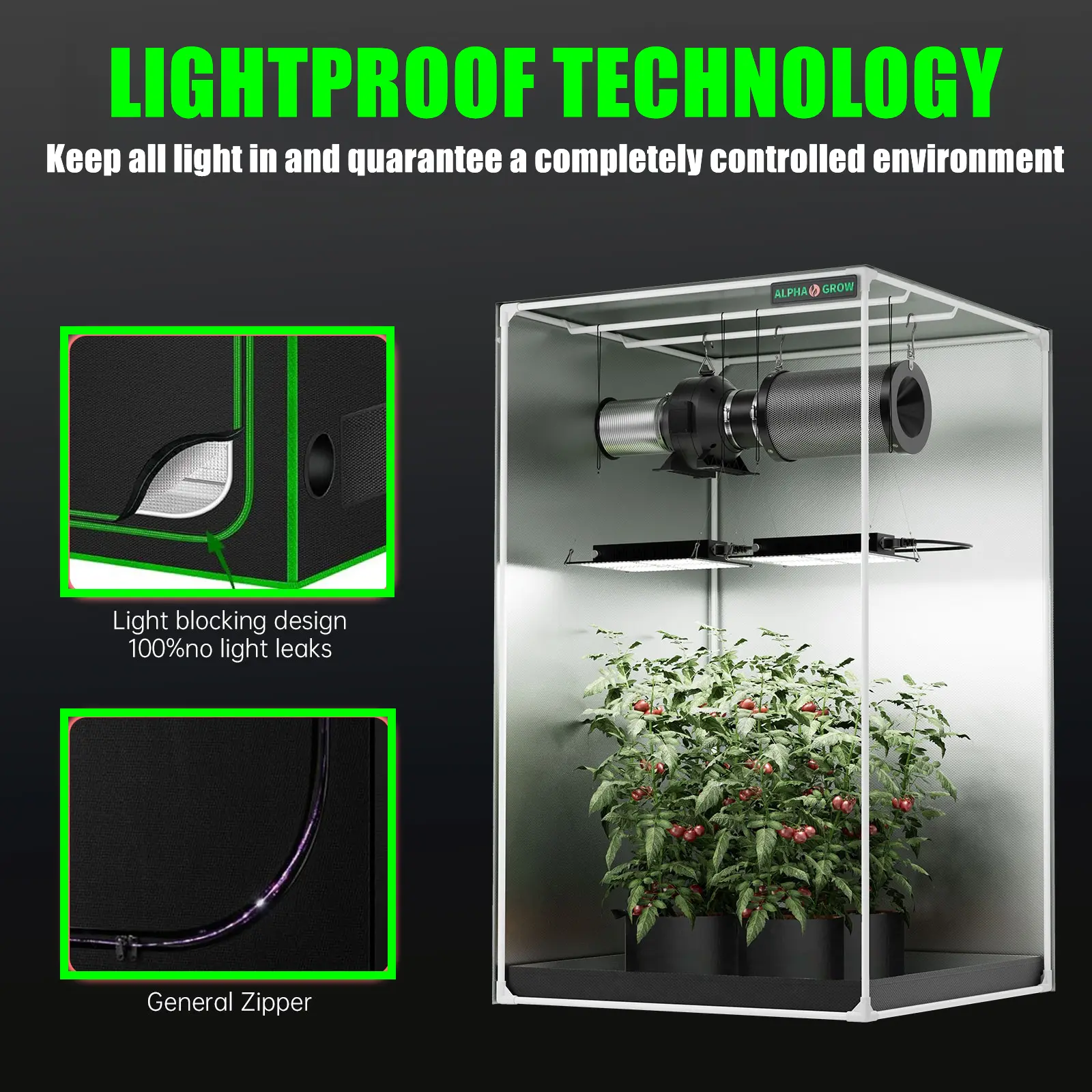 ALPHAGROW Grow Tent,34
