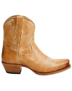 Cleo + Wolf Women's Fern Western Booties Fashion Square Toe - Bcwfa24l3