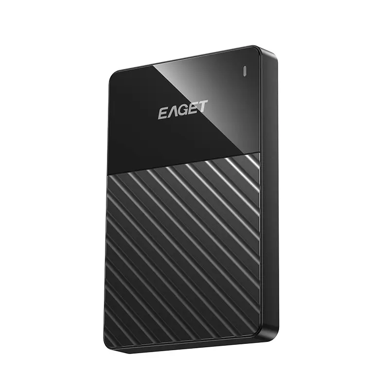 EAGET Portable External Hard Drive, External Data Storage, 320GB/500GB/1TB, Black, USB 3.0 5Gbps, Smart Auto Hibernate, Plug and Play, For Office Workers Content Creators Gamers, Laptop Desktop PC Smart TV Phone-External Storage Drive, Hard Drive