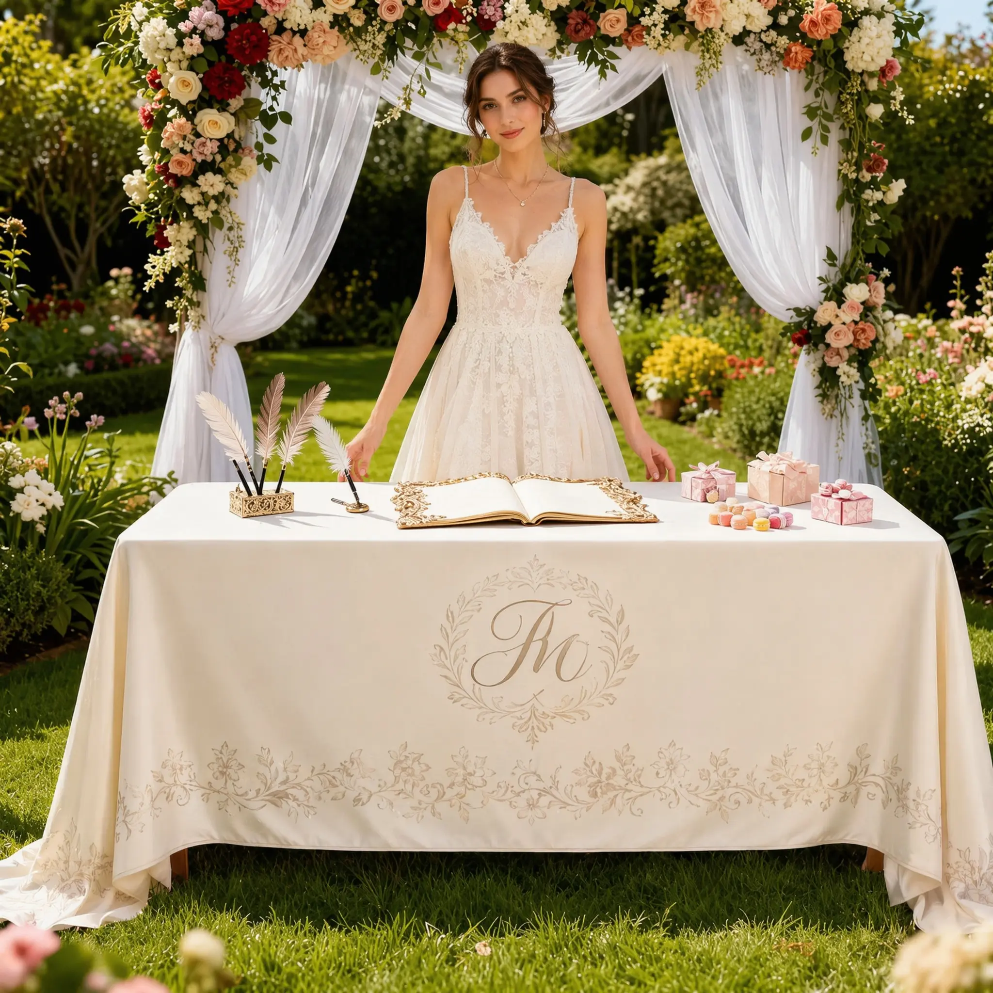 Custom Waterproof Indoor-Outdoor Tablecloth with Logo - Personalized Waterproof Resistant Table Cover for Events, Trade Shows, Vendor Promotional Use, Indoor-Outdoor Tablecloths, Waterproof Resistant Tablecloths