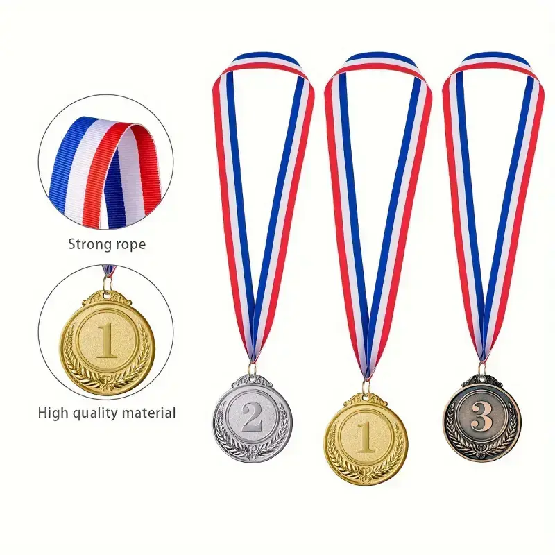 Competition and Party Zinc Alloy Award, 4 gold, 4 silver, and 4 bronze medals, 2-inch sizeRAIMENTRY Competition and Party Zinc Alloy Award, 4 gold, 4 silver, and 4 bronze medals, 2-inch sizeRAIMENTRY