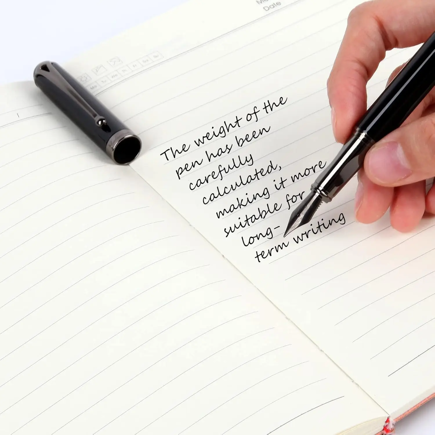 Fountain Pen-Smooth Writing Metal Water Pen with Case Fine Nib ...