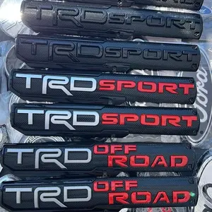 Hugexpen TRD Off Road Sport Pro Emblem Decal Set - 2 Self Adhesive Stickers for Sport Pro SR5 V6 4X4 Trucks Tundra Tacoma Easy Application & Durability