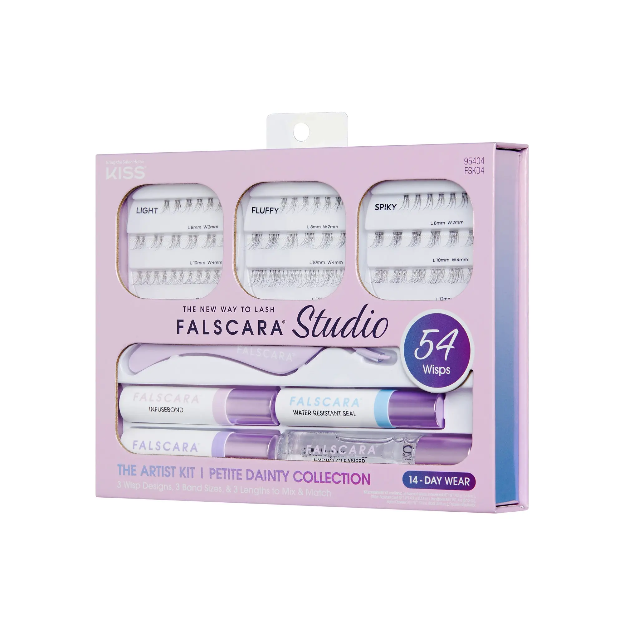 Falscara Studio Lash Extension Kit  - Petite Dainty - 54 Wispy Wisps