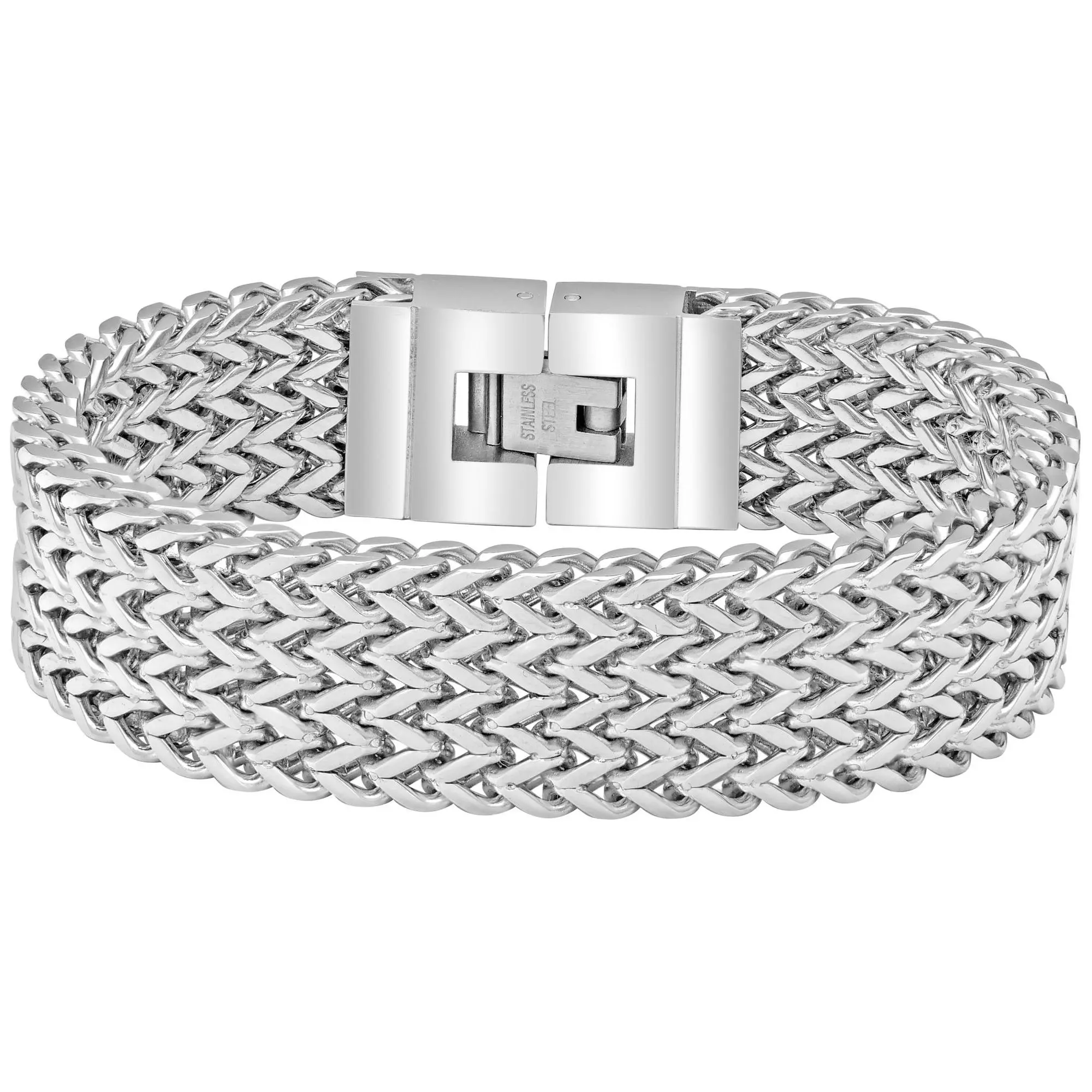 Steel by Design Foxtail Link Bracelet