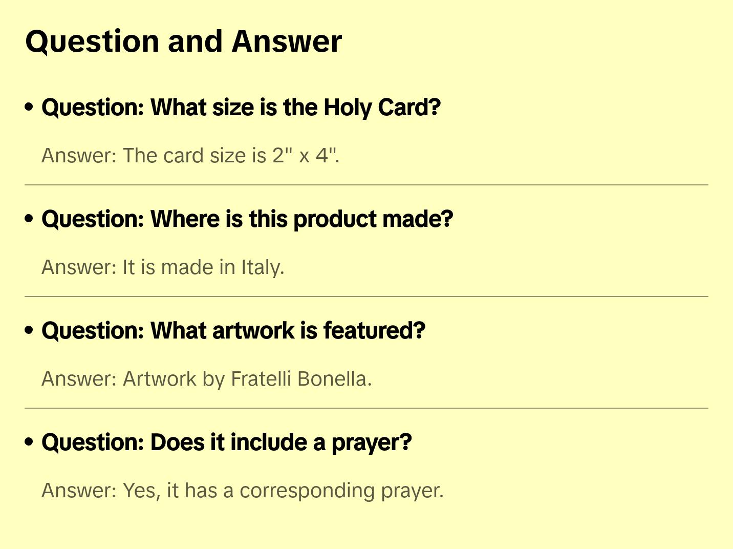 Mysteries of Holy Rosary