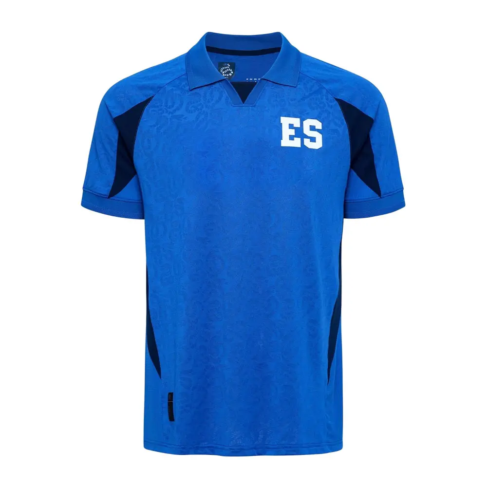 2026 El Salvador National Team Home Short Sleeve Soccer Jersey Fans Version