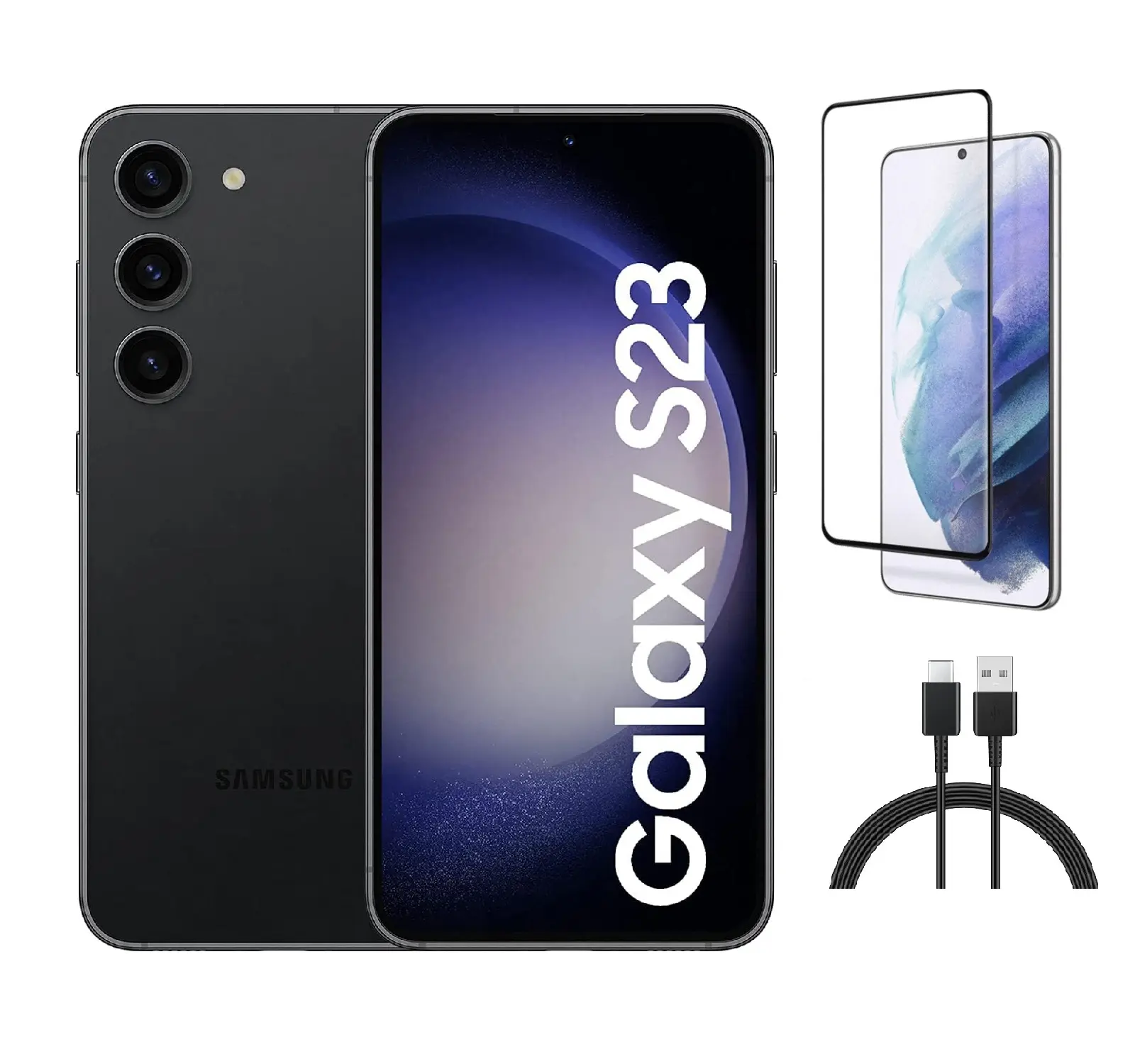 Refurbished Samsung Galaxy S23 5G (Fully Unlocked) S911U Good Condition with Pre-Installed Tempered Glass & 1 Year Warranty