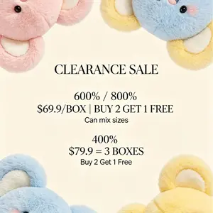 BB3,NIMO,JIMO,ZAZA,MOCICI,MICOCO,BELLA400%/600%/800%PLUSH DOLL