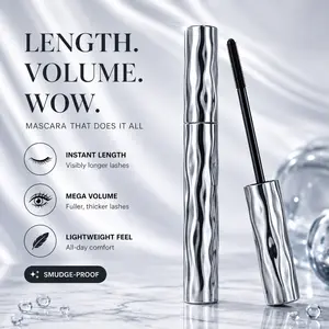 Steel Spiral Mascara - Featuring a special steel spiral brush head,it is long-lasting and waterproof, maintaining its makeup effect for 24 hours.It is easy to apply and keeps each lash long and curled for an extended period.