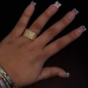 Large 18K Gold Plated Nug Ring - No Tarnish, Luxurious Look, Ideal for Everyday Wear or Special Occasions