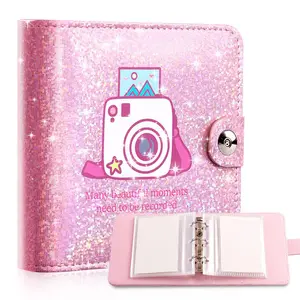 Idol Album Girl Card Storage Loose Leaf Three Inch Photos One Palace Polaroid Album Collection Card Book, Scrapbook Photo Album, Album Photocards, Perfect for Collectors