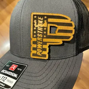 Power stroke American Richardson 112 Baseball Cap with Cement Leather Patch
