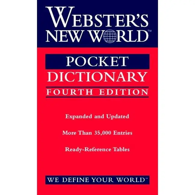 Webster's New World Pocket Dictionary by Editors of Webster's New World Coll [Paperback Book]
