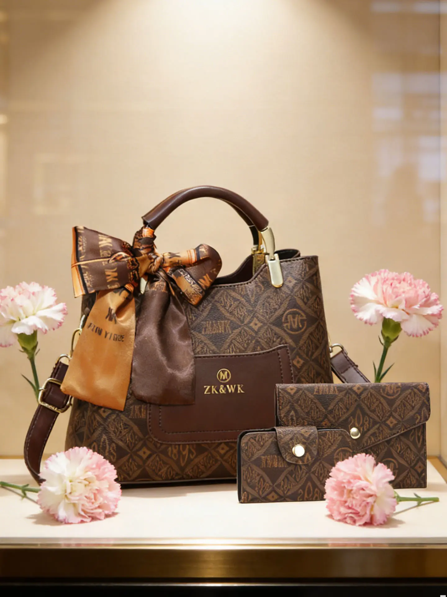 Classic brand vintage bag, designer handbag, women's messenger bag, printed letter bag, Fashionable handbag, crossbody bag, large capacity bag, buy a large bag and get a small bag for free, birthday gift for wife, Mother's Day gift for mom
