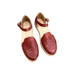 Huarache Sandal - Hippie Vintage - Mexican Style - Colorful Leather - Mexican Huaraches