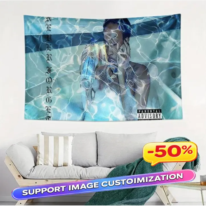 Rapper Aesthetic Tapestry Collection – Chris Travis Underground Trap Album Art & Psychedelic Street Style | Interesting National Katseye Flag Gift Merch apestry Poster Blanket Perfect for College Dorm Bedroom Indoor Outdoor Decor Decoration Decorative tik