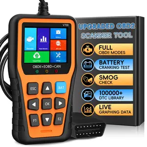 Obd2 Scanner Diagnostic Tool, Engine Light Code Reader, Reset Function, Data Stream, Evap and O2 Test, for All 1996+ Vehicles