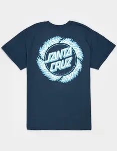 SANTA CRUZ Flame Ringed Dot Mens Tee