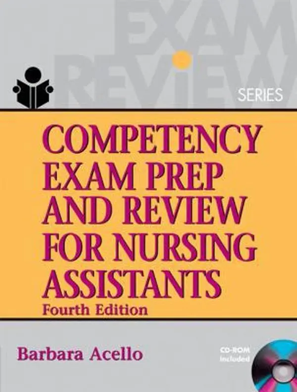 Used Nursing Assistant Competency Exam Review Book, Very Good Condition 2006 Edition (464 Pages, 2.45 lbs) Test Preparation Paperback by Barbara Acello