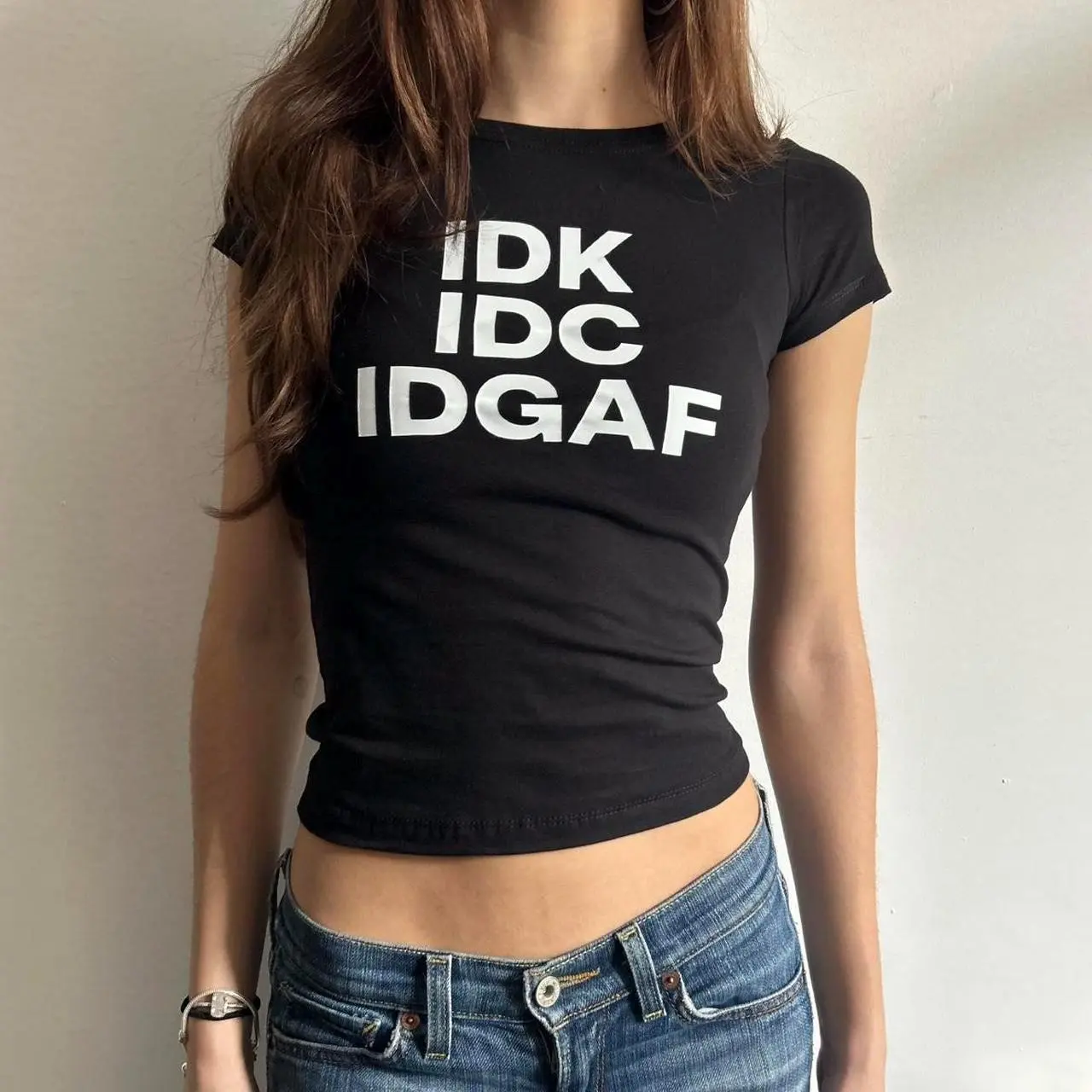Idk Idc Idgaf Baby Tee