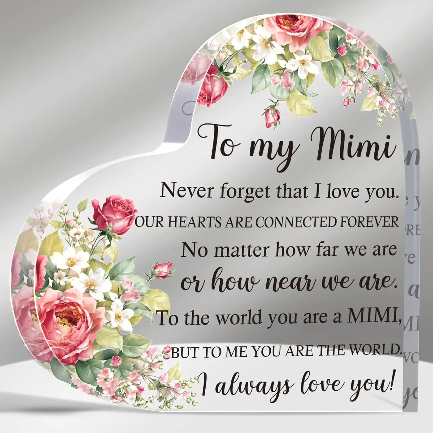 Mimi Gift Mimi Definition Desk Decor Mimi  Desk Plaque Sign for Grandmom Mom Holiday Mother Birthday (Chic Style)
