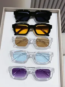 Retro Small Frame Trendy Casual Sun Protective Sunglasses for Men and Women, Stylish Uv100 Protection Eyewear for Outdoor Parties, Travel, Driving, Gifts, All Season Use
