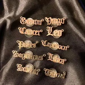 Zodiac Croc charms (Gold & Silver)