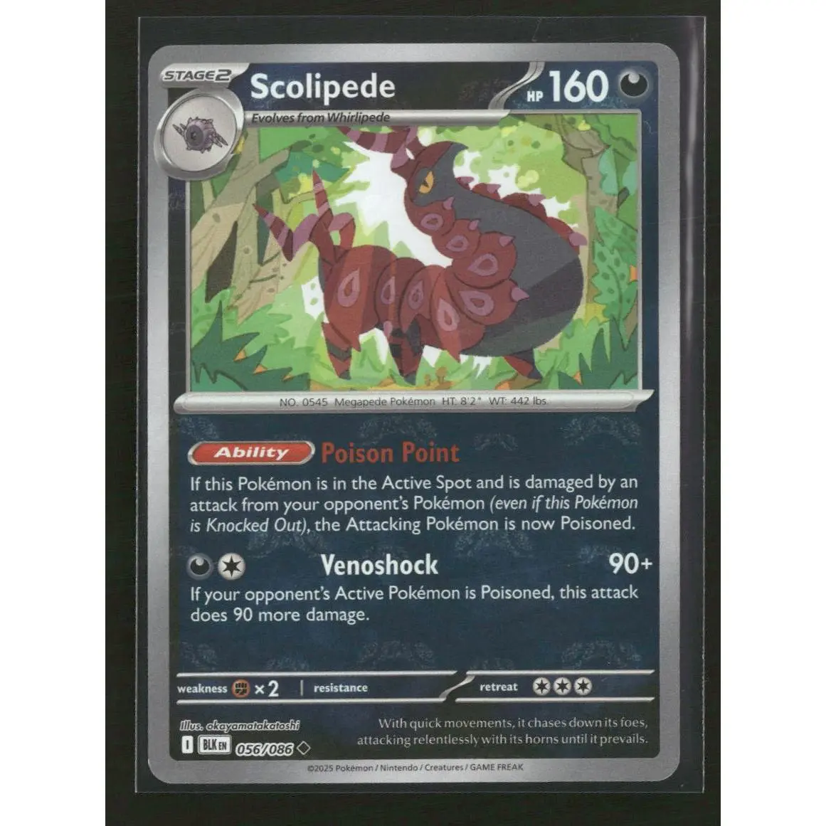 SV: Black Bolt Scolipede (Master Ball Pattern) #056/086