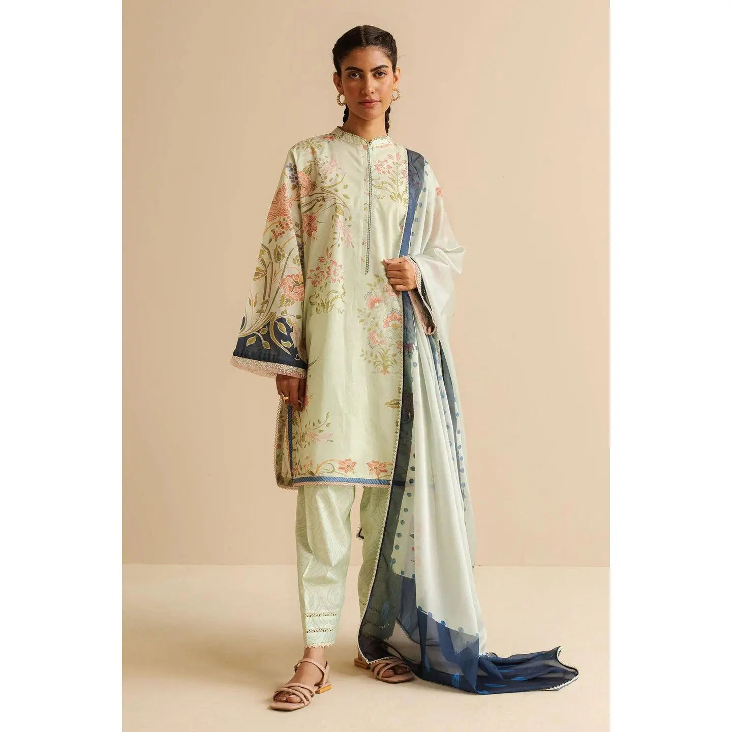 Zara Shahjahan - Coco-8A-Vara 3 Piece Printed Lawn