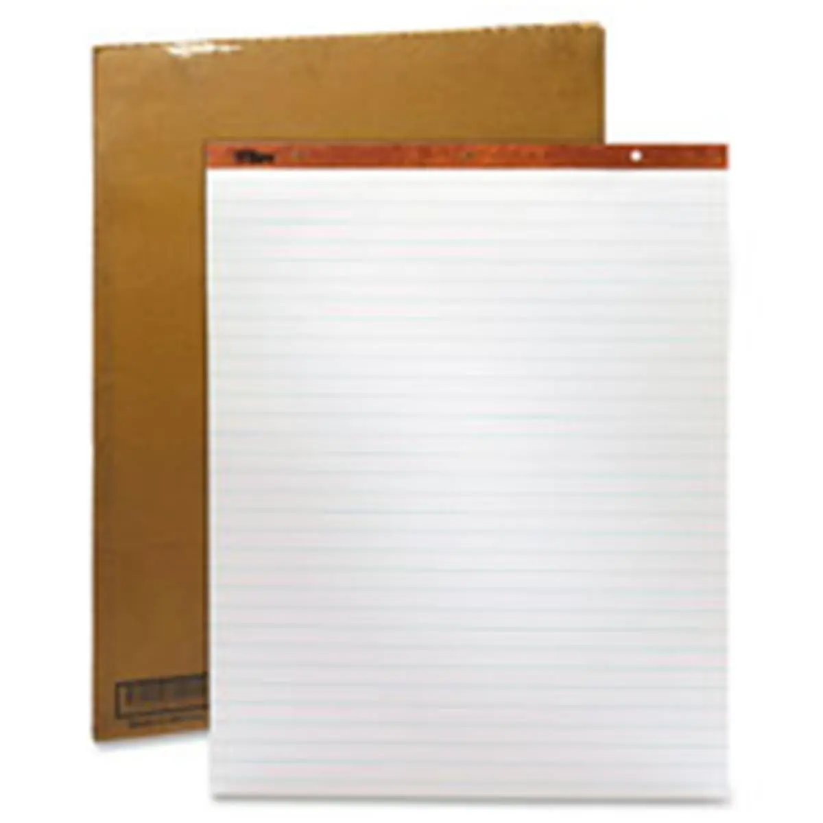TOPS Full-Size Easel Paper Pad, 2-CT-WE, 15 lb, 27 In. x 34 in, 50 Sheets, 8.75 in Spacing, 1" Horizontal-Ruled Notes, Office Stationery, Note-Taking Supplies for Busy Meetings