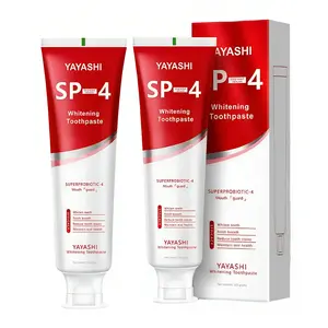 YAYASHI SP-4 Probiotic Toothpaste Compact Design Fresh Breath Deep Cleaning Care More Effective Than SP6 SP8 SP10 Mild Formula Natural Ingredients
