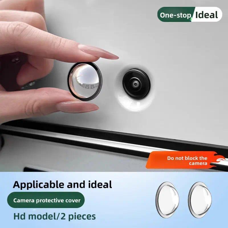 Car Camera Lens Cover 360 Degree View Rear View Mirror Protector for Vehicle Backup Camera Universal Car Styling Accessories