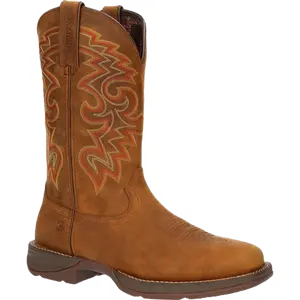 Durango® Rebel™ Men's Waterproof Russet Western Boot DDB0361