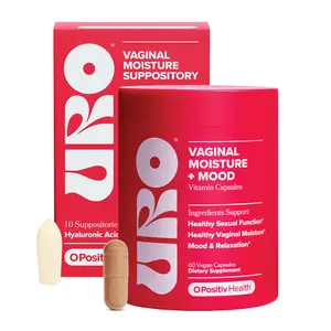 URO Total Hydration Duo - Vaginal Moisture Capsules + Hyaluronic Acid Suppositories