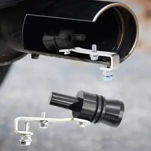 Car Turbo Sound Muffler Whistle, Universal Car Exhaust Pipe Sound Simulator Whistle, Car Exterior Decoration Accessories for Car, Truck, Motorcycle
