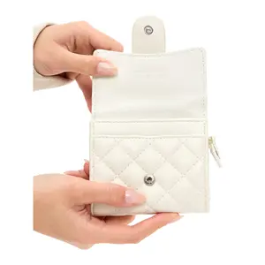 Quilted Wallet - Bone