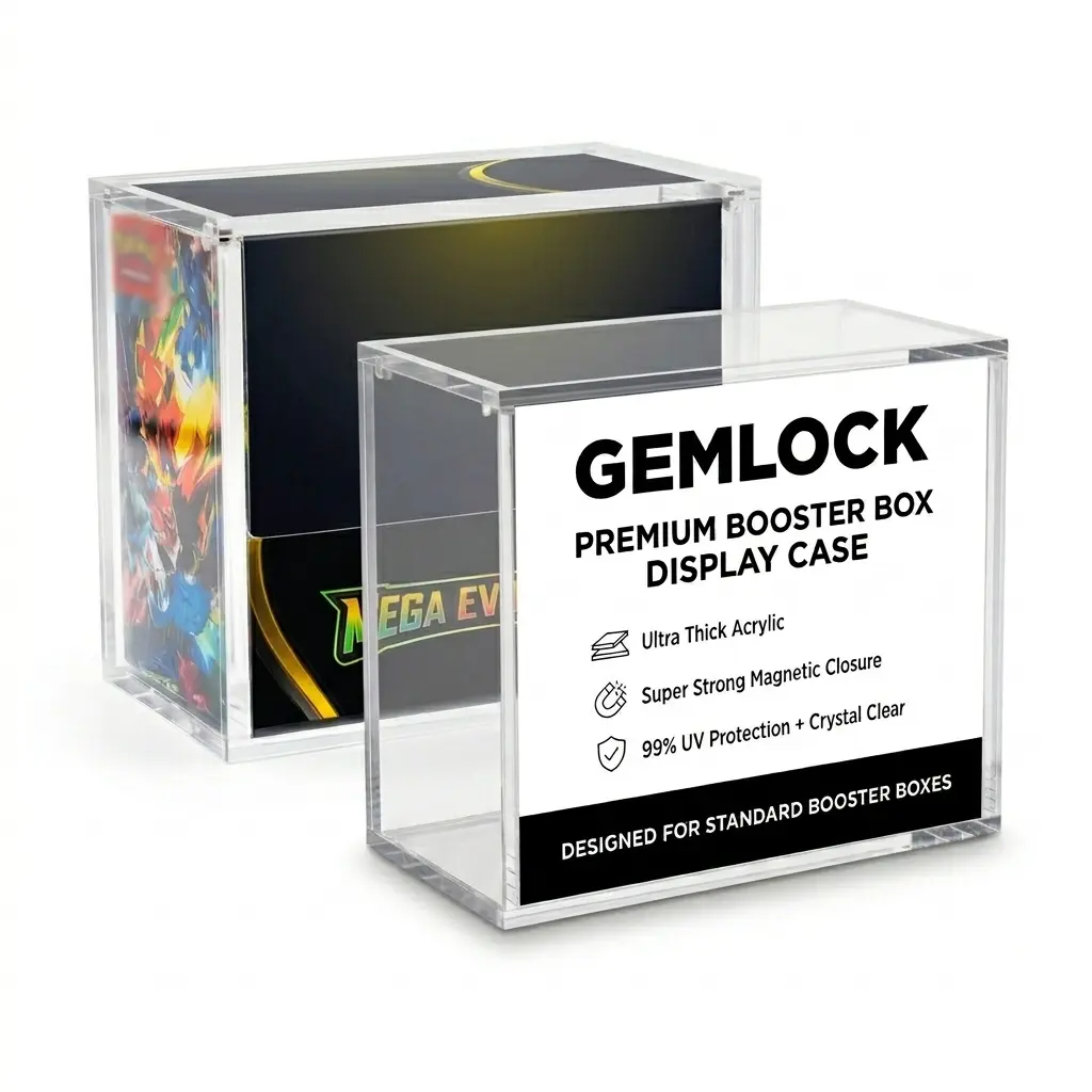 booster box case protector Garvee Acrylic Display for Trading & Sports Card Collections  UV Resistant, Dustproof, Anti-Yellowing, Magnetic Lid, Clear Card The BCW Spectrum Booster Box Display Case (Small) is a premium acrylic display solution designed to showcase and protect your Nintendo Protector Case for Pokemon Japanese