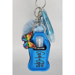 Brave & Beautiful Lip Gloss Keychain