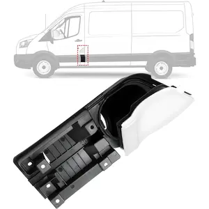 Transit  Door/Gas Door Assembly with White Cover Compatible with 2015-2023 Ford Transit Vans150/250/350/350HD,  Filler Door with Gas Tank Cover Replacement Accessories for Ford Transit