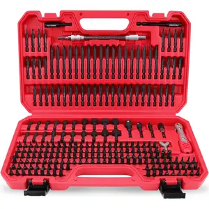 232-Piece Ultimate Screwdriver Bit Set, Cr-V Impact Driver Bit Set Includes Security Bits,Nut Driver, Ratchet Wrench and Bits Holder