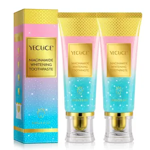 Yecuce Niacinamide Whitening Toothpaste, Strong Effect Toothpaste, Fresh Breath, Removes Plaque, 1/2 Stick Pack, Oral Care, Nicotinamide Toothpaste