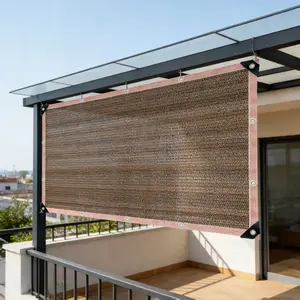 ac shade,shade cloth for plants,garden sun shade,90% Shade Cloth, 6.5x10FT Resistant Garden Sun Shade Net, Durable Mesh Shade Tarp with Reinforced Grommets for Greenhouse, Plant, Chicken Coop, Pergola, Swimming, Canopy，Patio，Garden