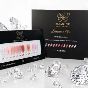 Metamorfosis Collection 12-Piece Builder Gel, 30g Nail Polish for Manicure & Gel Manicure, Beauty Cosmetic Polish