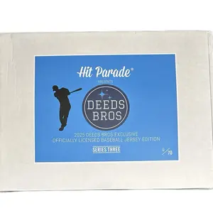 Baseball Jersey Box - 2025 Hit Parade DeedsBros Autographed Baseball Jersey Memorabilia Box.