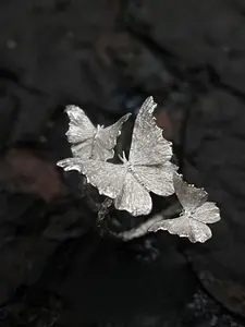 Vintage Silver Color Butterfly Open Ring for Men and Women, Creative Personality Party Vacation Ring, Unique Jewelry Accessory, Statement Rings