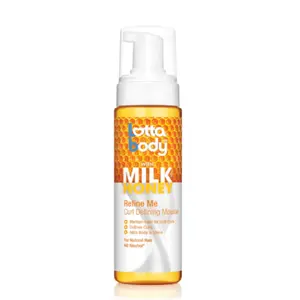 Lottabody Refine Me Curl Defining Mousse, Medium Hold for Soft Curls, 7 Fl Oz Moisturizes, Controls Frizz