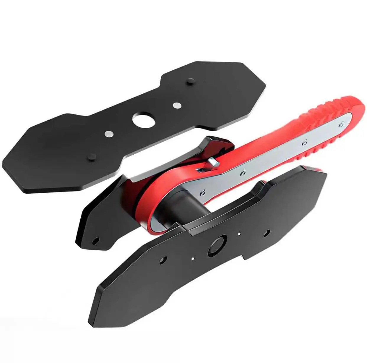 Brake Caliper Press Tool Car Piston Spreader, Heavy Duty Ratchet Wrench with 360° Swing Function, Disc Brake Pad Compressor Tool for Automotive Garage Repair