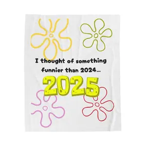SpongeBob New Year Humor Blanket/ Throw
