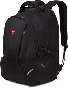 Black SwissGear 3760 ScanSmart Laptop Backpack book bag
